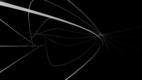 Abstract background with animation moving of lines. Lines are growing and moving Stock Illustration