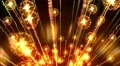 Abstract background animation shining light rays particles energy waves loop 4k or 4k+ Resolution
