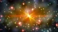 Abstract background animation shining light rays particles energy waves loop 4k or 4k+ Resolution