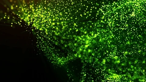 Abstract background animation shining particles and magic dust. Stock Footage 116881619