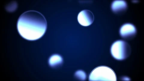 Abstract background with animation slow motion of delicate circle bokeh lights Stock Footage 86972275