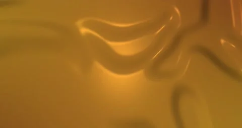 Abstract background animation of solid gold fluid ripple waves Stock Footage 224890595