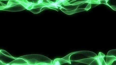 Abstract background with animation swinging lines in beautiful organic slow Stock Footage 86660914