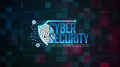 Abstract background with animation of symbol fingerprint. Stock Footage 229924942