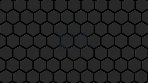 Abstract background with animation of wave energy exploid. Technological Stock Footage 79135369
