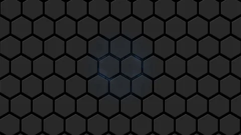 Abstract background with animation of wave energy exploid. Technological Stock Footage 79135642