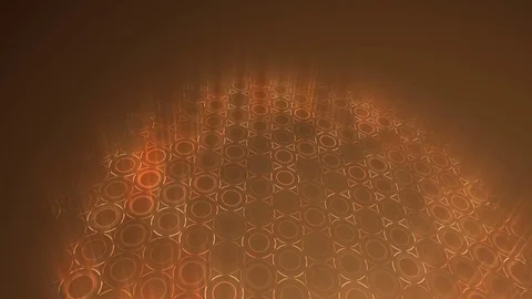 Abstract background with animation of wave mosaic of Circles Stock Footage 85001123