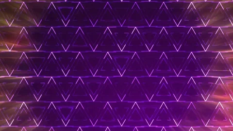 Abstract background with animation of wave mosaic of Triangles Stock Footage 85050299