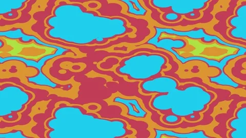 Abstract background with animation of waves Stock Footage 235961669