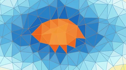 Abstract background animation for your projects. Colorful triangles. Stock Footage 49192064