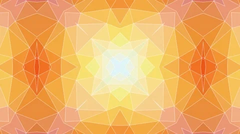 Abstract background animation for your projects. Colorful geometric kaleidoscope Stock Footage 49192101