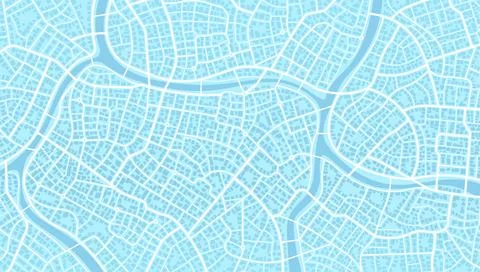 Abstract background area, map, city street. City top view, streets and blocks Stock Illustration