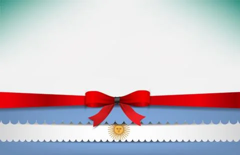 Abstract background with the argentina flag Stock Illustration