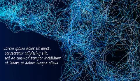 Abstract Background Array and Lines. Connection Structure. Geometric Modern T Stock Illustration