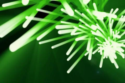 Abstract Background, array with dynamic particles. 3d technology style. 3d Stock Illustration