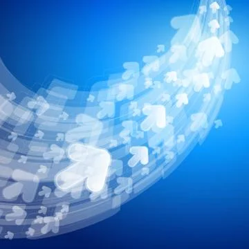 Abstract background with arrows. Stock Illustration