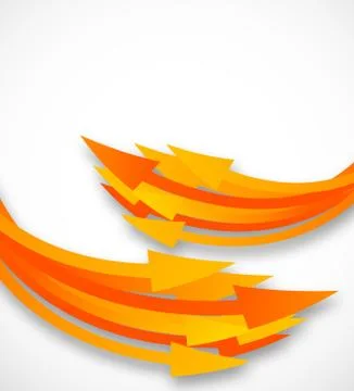 Abstract background with arrows Illustrazione stock