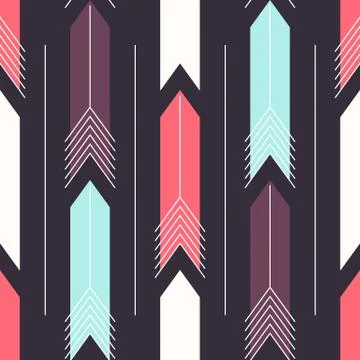 Abstract background with arrows Stock Illustration
