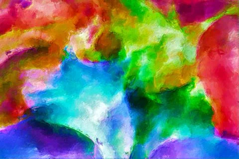 Abstract background. Art pattern. Modern design. Drawing acrylic paints Illustrazione stock