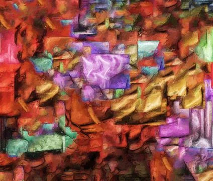 Abstract background. Art pattern. Modern design. Drawing acrylic paints Illustrazione stock