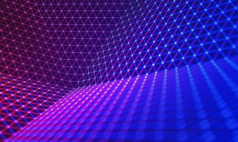 Abstract Background Artificial Intelligence Concept Stock Illustration