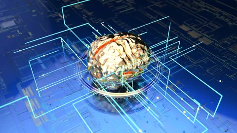 Abstract background of Artificial Intelligence Stock Footage 150162386