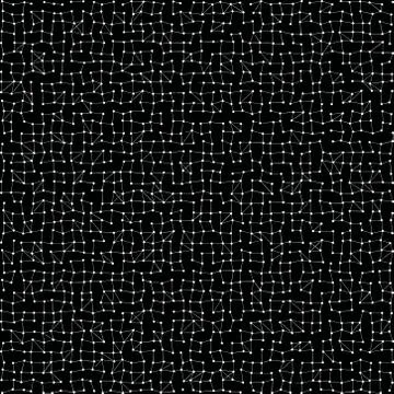 Abstract background with atomic mesh   - vector illustration Stock Illustration