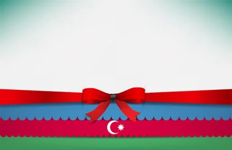 Abstract background with the azerbaijan flag Illustrazione stock