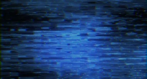 Abstract background with a bad signal effect on TV Stock Illustration