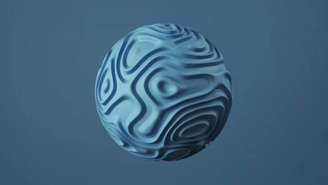Abstract background with ball displacement morphing 库存影片 171761030