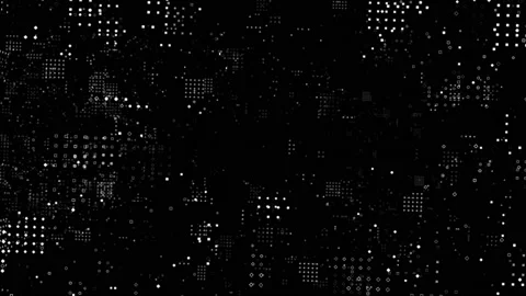 Abstract background basic simple geometry with random moving Video stock 231563307