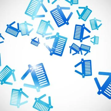 Abstract background: basket Stock Illustration