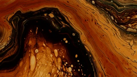 Abstract background of beautiful colorful unique liquid marble movement. 4K Stock-Footage 206181380