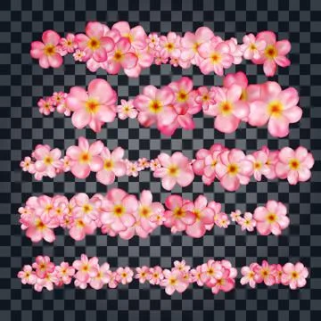 Abstract background with beautiful pink cherry blossom. Stock Illustration