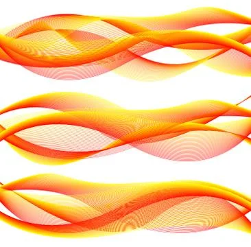 Abstract background  with beautiful ribbons Stock Illustration