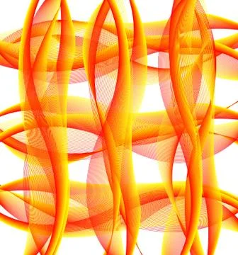 Abstract background  with beautiful ribbons Stock Illustration