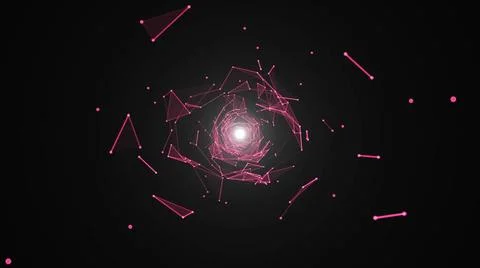 Abstract background with beautiful rotating triangles and flares Abstract ... 스톡 사진