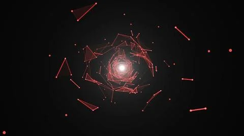 Abstract background with beautiful rotating triangles and flares Abstract ... 스톡 사진
