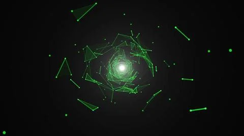 Abstract background with beautiful rotating triangles and flares Abstract ... 스톡 사진