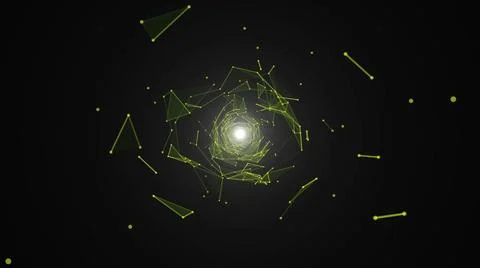 Abstract background with beautiful rotating triangles and flares Abstract ... 스톡 사진