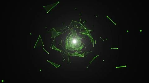 Abstract background with beautiful rotating triangles and flares Abstract ... 스톡 사진