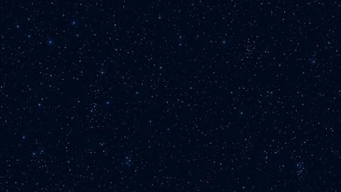 Abstract background. The beautiful starry sky is blue. The stars glow in comp Stock Illustration