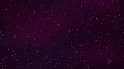 Abstract background. The beautiful starry sky is purple. The stars glow in co Stock Illustration