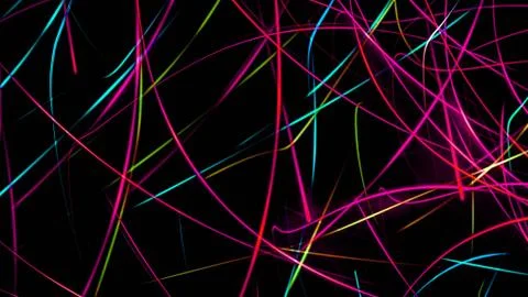 Abstract background, beautiful wavy lines 3D graphics, intertwined stripes Stock Illustration