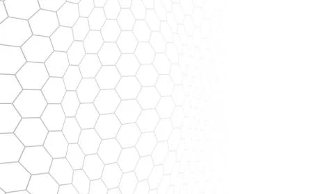 Abstract background with bee hive shaped objects Ilustración de archivo