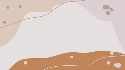 Abstract background with beige and brown shapes and lines Vidéo 335111043