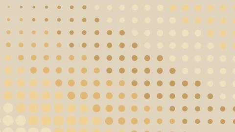 Abstract background with beige and light brown dots pattern Stock Illustration
