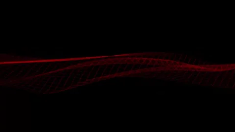 Abstract background. Big data. Dynamic blue particle wave. Digital Neural N.. Stock Footage 310578330
