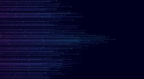 Abstract background of big data moving light lines, speed data connection, .. イラスト素材