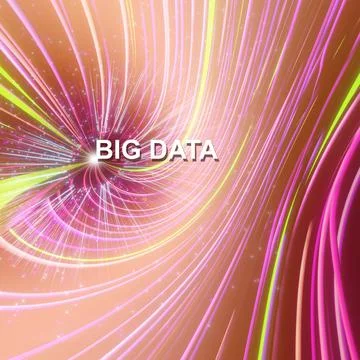 Abstract background Big data. Technology, communication concept. イラスト素材